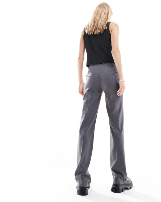 ASOS Blue Asos Design Tall Tailored Slim Straight Trousers