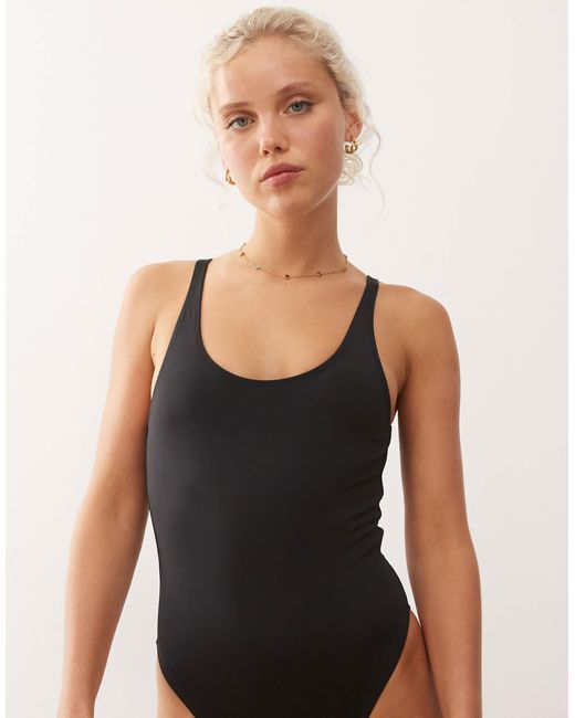Weekday Black – badeanzug
