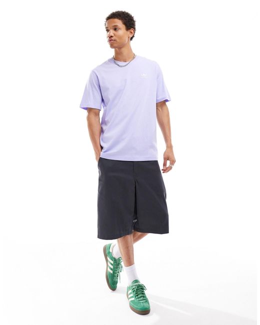 Essentials - t-shirt lilla di Adidas Originals in Blue da Uomo