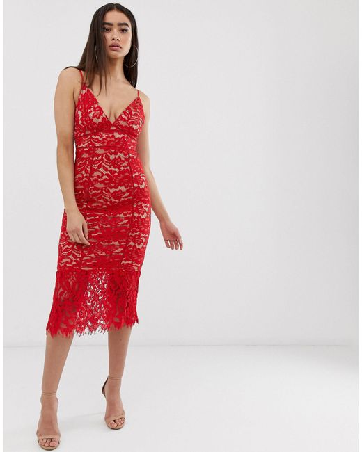 love triangle midi dress
