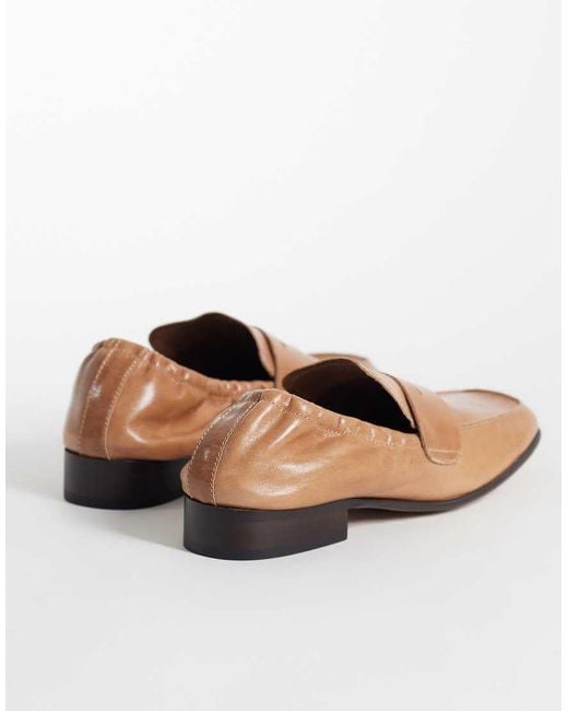 Tony Bianco White Gloria Square Toe Loafers
