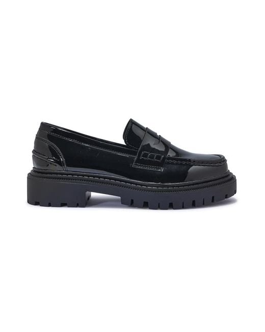 SEQWL Blue Stylish Comfortable Fit Casual Chunky Heel Slip On Loafers