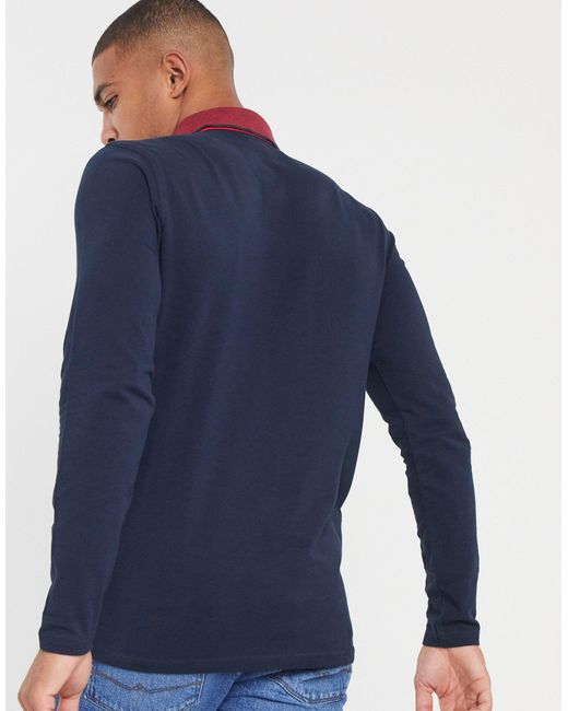 jack and jones long sleeve polo shirts