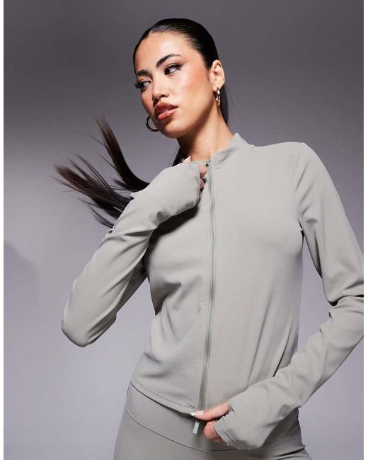 nike women's full zip training top