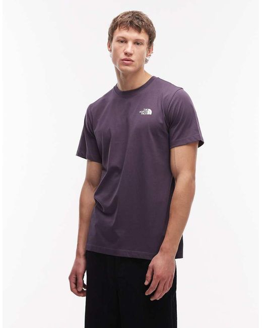 The North Face Blue Evolution Nse Box T-Shirt for men