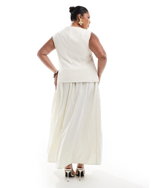 Renee Studio White Renée studio plus – exklusiv – elegantes maxikleid