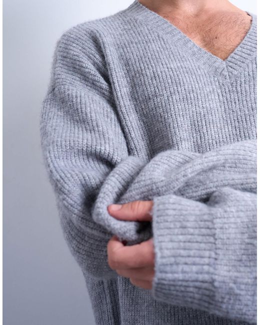 Topman – oversize-pullover in Blue für Herren
