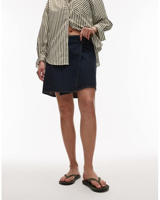 TOPSHOP Green Jay Real Suede Toe Thong Flat Sandal