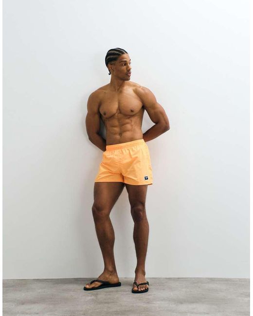 Speedo White Solid Retro 13" Volley Swim Short for men