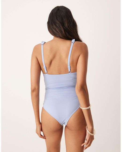 ASOS Blue Asos design maternity – maya – umstands-badeanzug