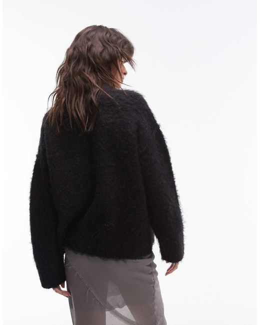 Maglione Soffice Comodo di TOPSHOP in Black