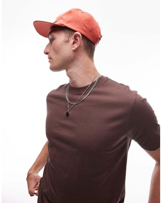 Camiseta De Corte Estándar De Topman de hombre de color Purple