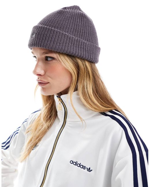 Adidas Originals Blue – kurze strickmütze