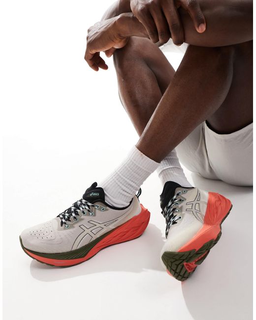 Asics Novablast 4 Tr Trail - Hardloopschoenen in het Natural voor heren