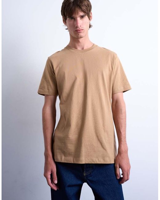 Confezione Da 3 T-Shirt Vestibilità Classica Color Pietra Scuro, Bordeaux E Blu di Topman in Blue da Uomo