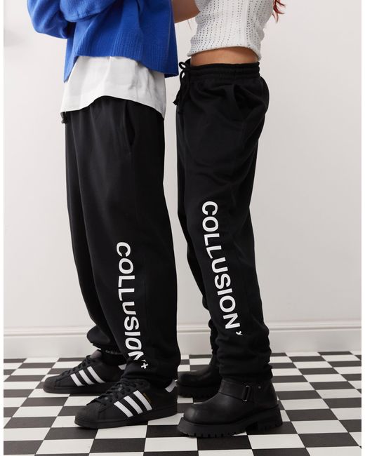 Collusion Blue – unisex – e jogginghose mit logo