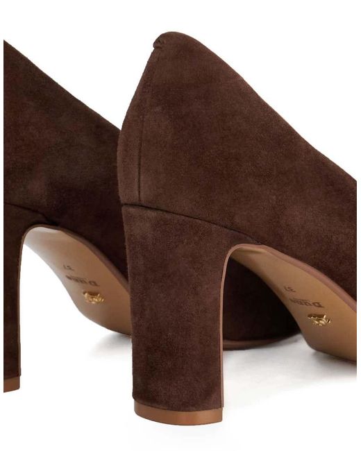 Dune Brown Arriving Heeled Shoes