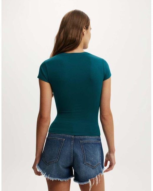 Cotton On Blue All Day Crew Tee