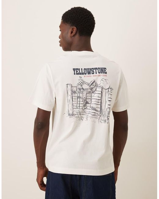 Abercrombie & Fitch Natural Western Graphic T-shirt for men