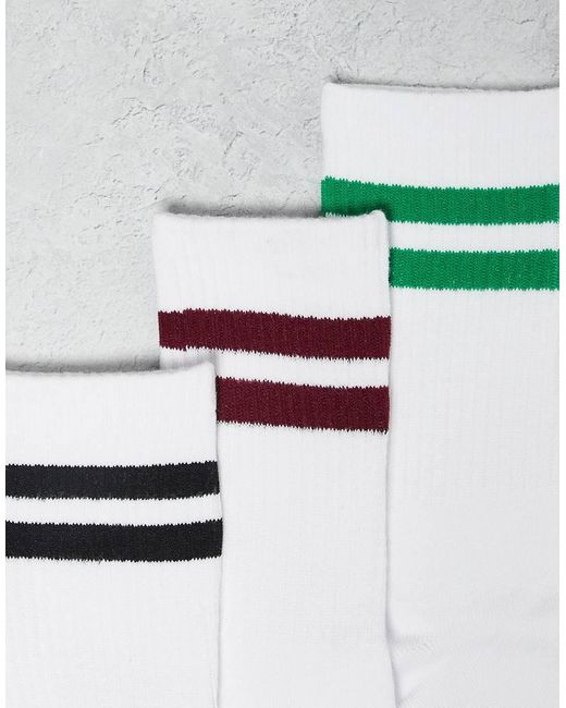 JJXX Multicolor 3 Pack Sport Socks