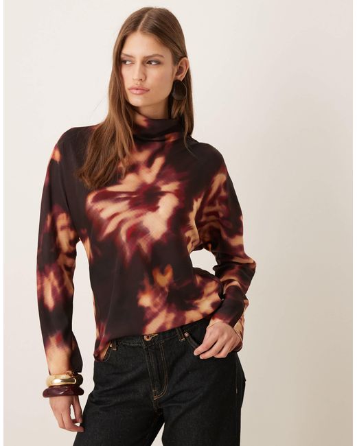 Mango Red – langärmlige bluse