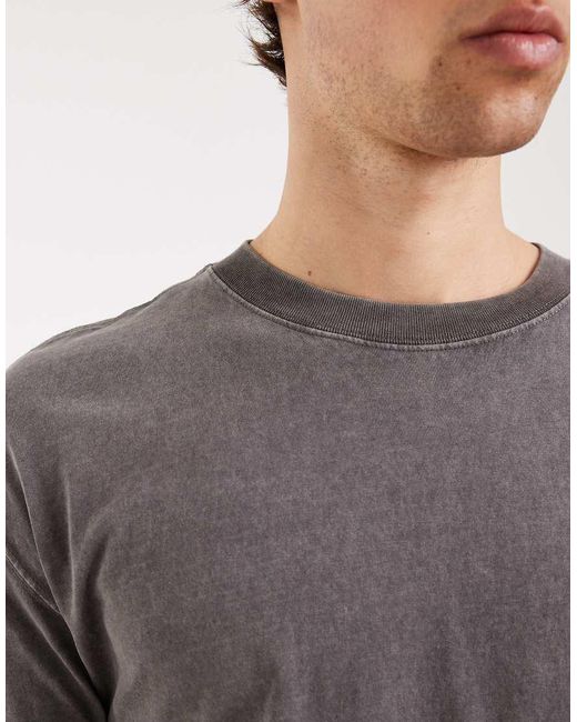 Hollister Gray Short Sleeve Classic T-shirt for men