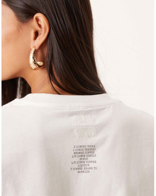 Never Fully Dressed White Espresso Martini T-shirt