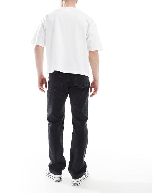 Vaqueros Negros De Corte Recto Holgado 501 '93 De Levi's de hombre de color White