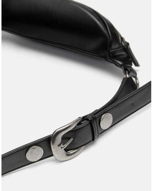 Marsupio Con Borchie di Pull&Bear in Black