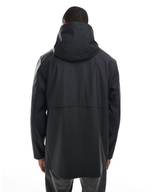 ASOS Shower Resistant Rain Jacket in Black for Men Lyst UK