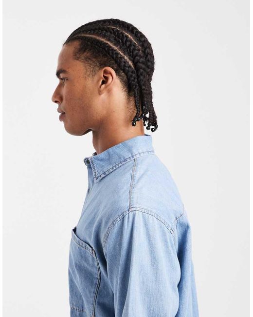 Camisa Vaquera De Jack & Jones de hombre de color Blue