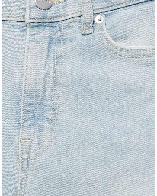 Pull&Bear Skinny Flared Jeans in het Blue