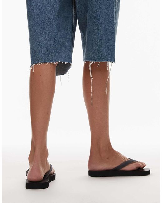 Tommy Hilfiger Blue Logo Flip Flops