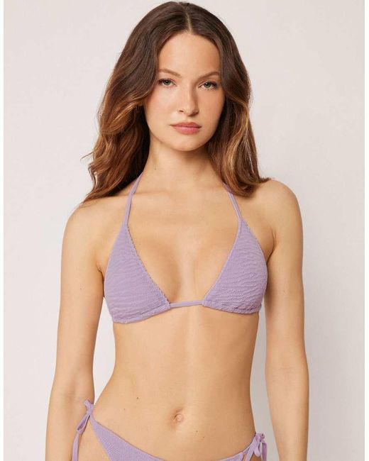 Calzedonia Purple Crinkle Waves