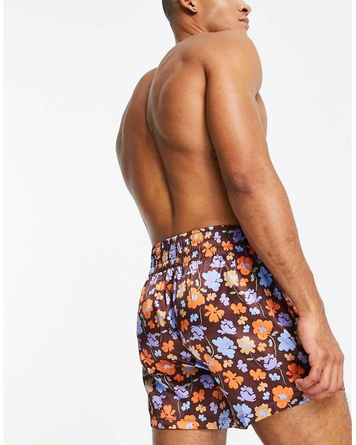 ASOS Multicolor Satin Boxer for men