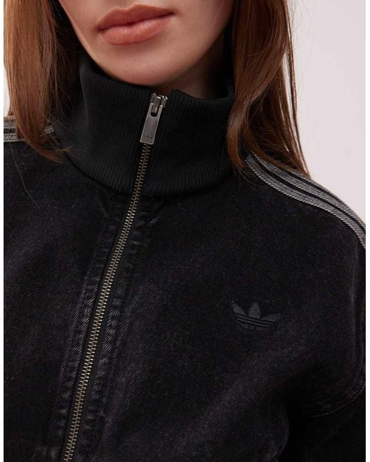 Adidas Originals Black Adicolor 90's Denim Track Top