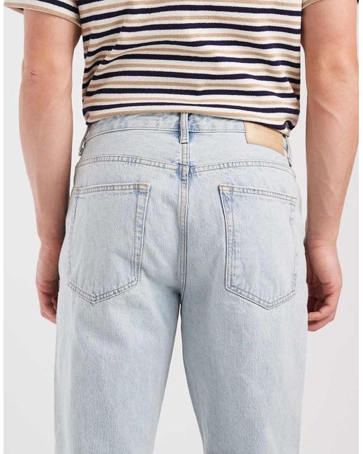 Only & Sons Blue Edge Straight Fit Jeans for men