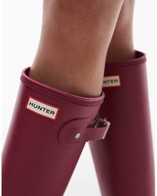 Hunter Red Original Tall Wellington Boots