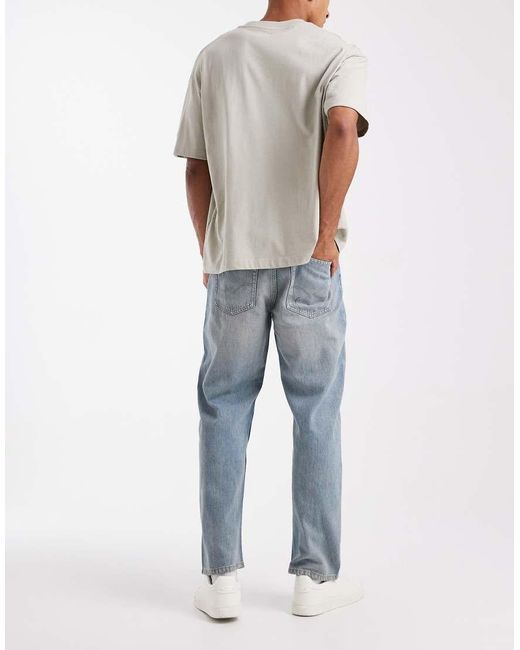 Jack & Jones Blue Eddie baggy Jeans for men