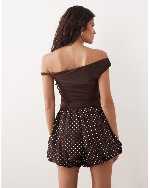 Gina Tricot Natural Mini Bubble Shorts