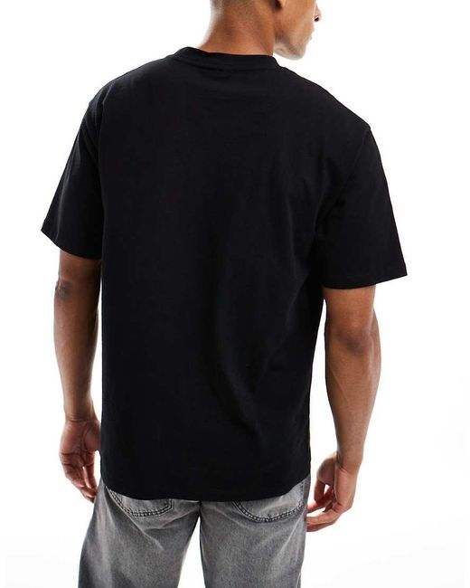 ASOS Black Essentials 3 Pack Relaxed Crew Neck T-shirts for men