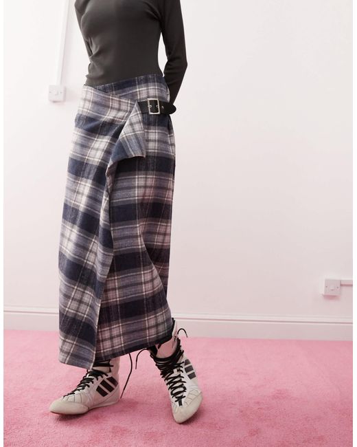 Collusion Pink Blanket Kilt Skirt