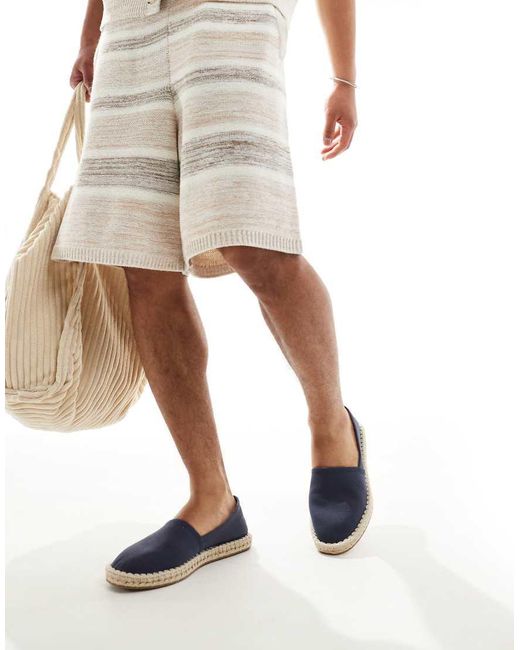 Espadrilles di ASOS in Blue da Uomo