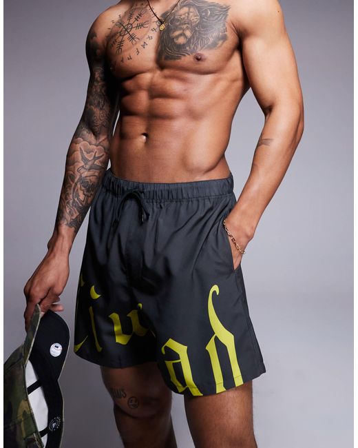 ASOS Gray Swim Shorts for men