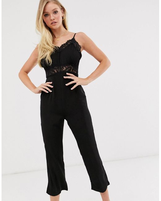 lace cami jumpsuit