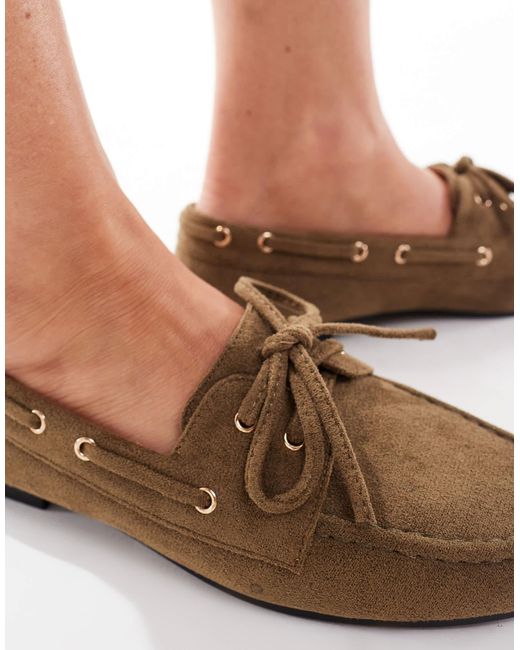 SEQWL Brown Picnic Boat Shoes