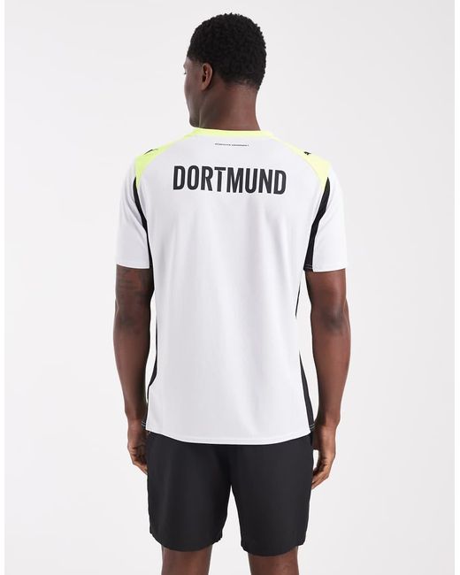 PUMA White Borussia Dortmund 25/26 Away Jersey for men