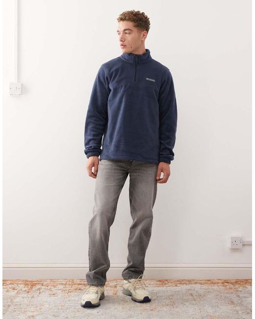 Columbia Blue Steens Mountain Half Zip Fleece for men