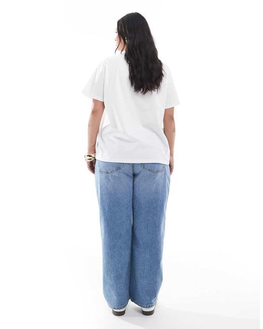 ASOS Asos Design Curve in het Blue