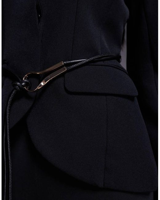 River Island Blue Cocoon Sleeve Tailored Blazer